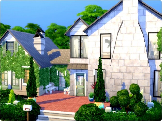 Sims 4 Sandra home by GenkaiHaretsu at TSR