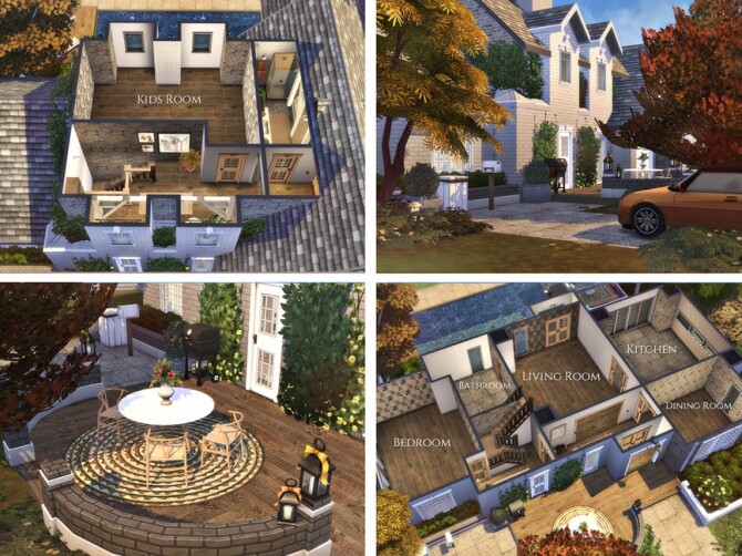 Sims 4 Autumn Grace House by Rirann at TSR