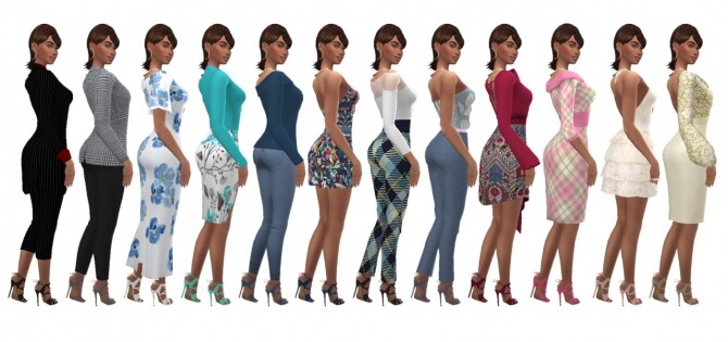 Sims 4 DALLASGIRL’S TWISTED SANDALS at Sims4Sue