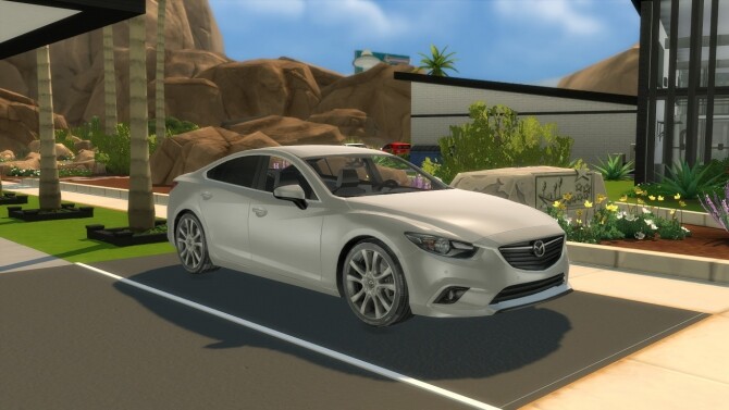 Sims 4 2012 Mazda 6 Sedan at Modern Crafter CC