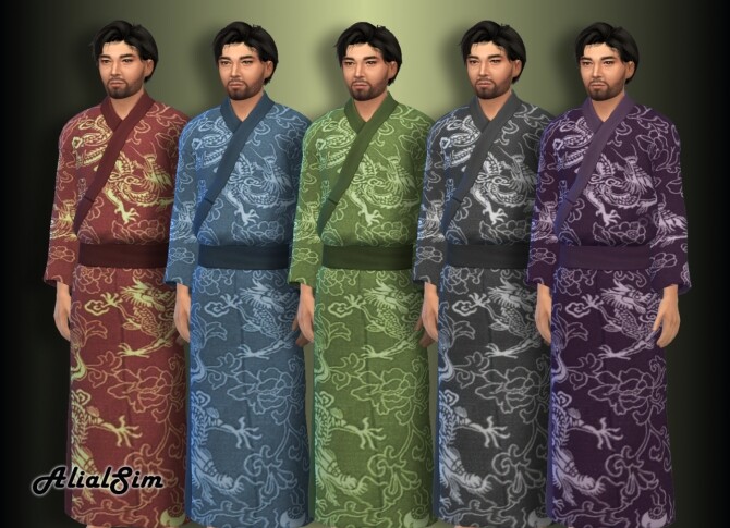 Sims 4 Yukata outfit at Alial Sim