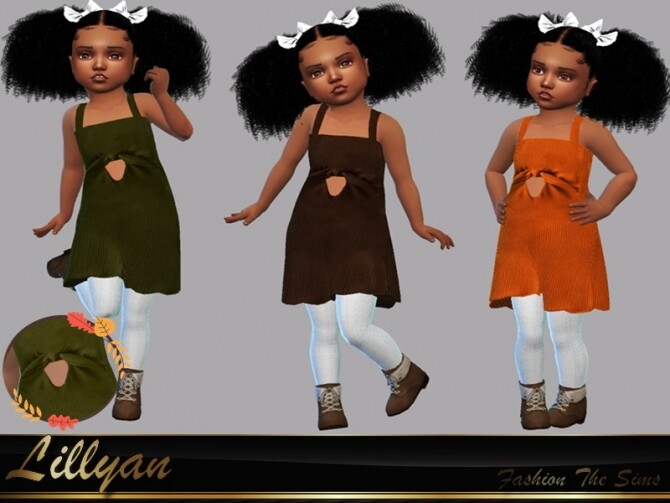 Sims 4 Dress Melissa baby by LYLLYAN at TSR