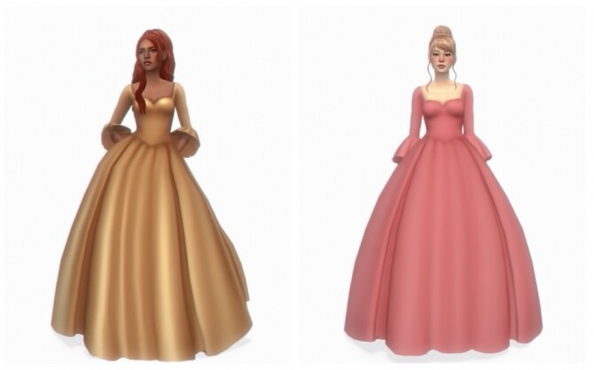Sims 4 Adara gown at Simandy
