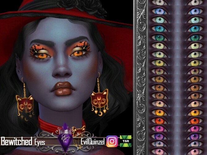 Sims 4 Bewitched Eyes by EvilQuinzel at TSR