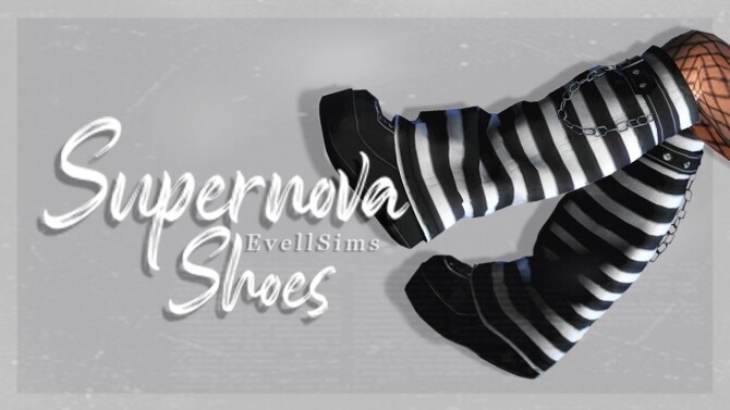 Sims 4 Supernova Shoes at EvellSims