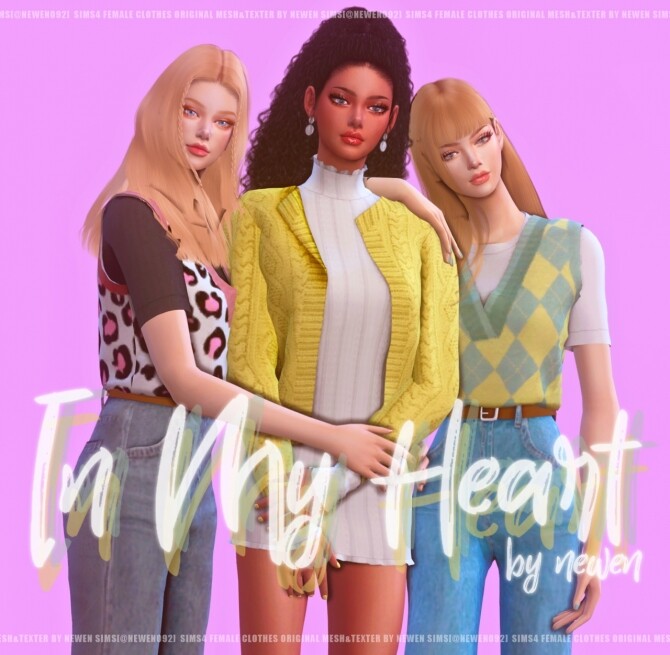 Sims 4 In my heart set at NEWEN
