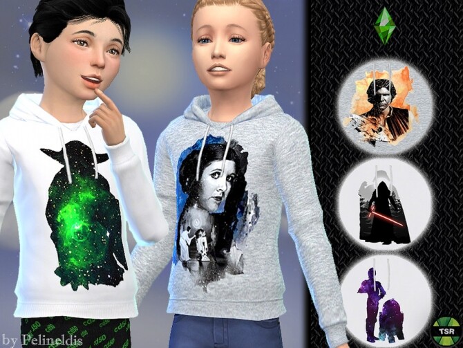 Sims 4 Star Wars Hoodie by Pelineldis at TSR