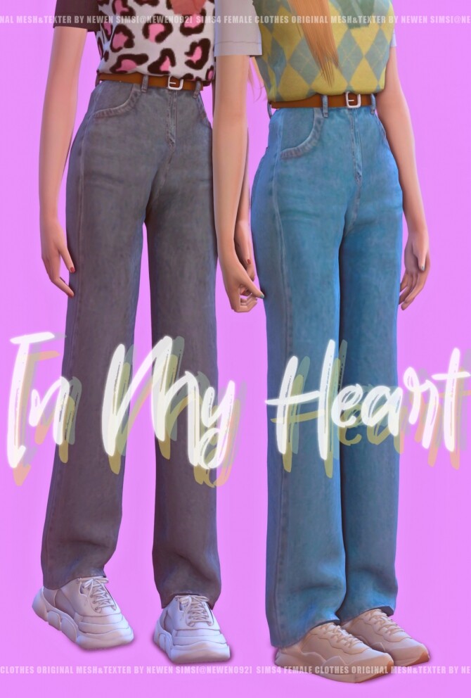 Sims 4 In my heart set at NEWEN