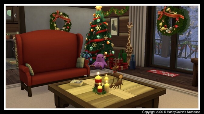 Sims 4 Christmas Cabin at Harley Quinn’s Nuthouse