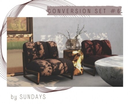 MORE RUSTIC & MORE COZY SET at Sundays Sims