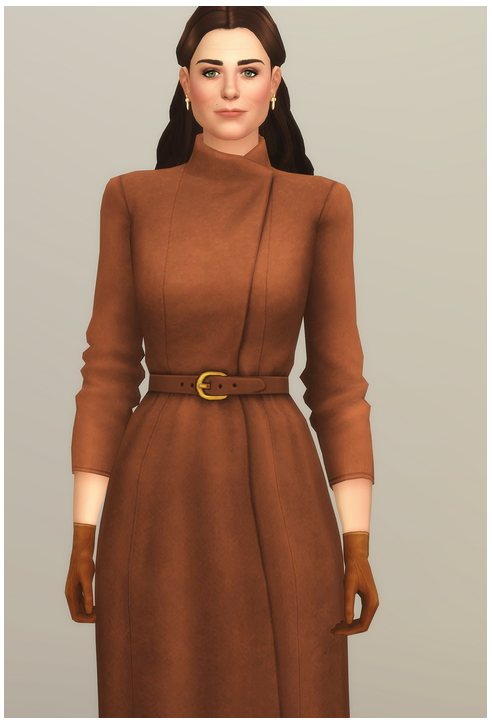 Sims 4 Duchess of Dress VII at Rusty Nail
