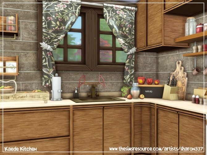 Sims 4 Kaede Kitchen by sharon337 at TSR