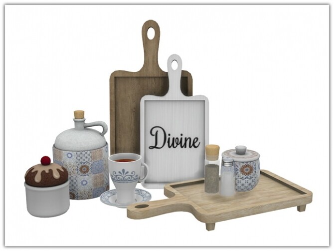 Sims 4 Divine Dining set 34 new meshes at 13pumpkin31
