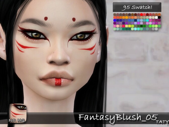 Sims 4 Fantasy Blush 05 by tatygagg at TSR