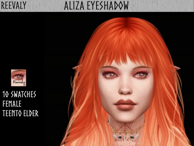 Sims 4 Aliza Eyeshadow by Reevaly at TSR