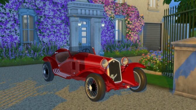 Sims 4 Alfa Romeo 8C 2300 Spider at LorySims