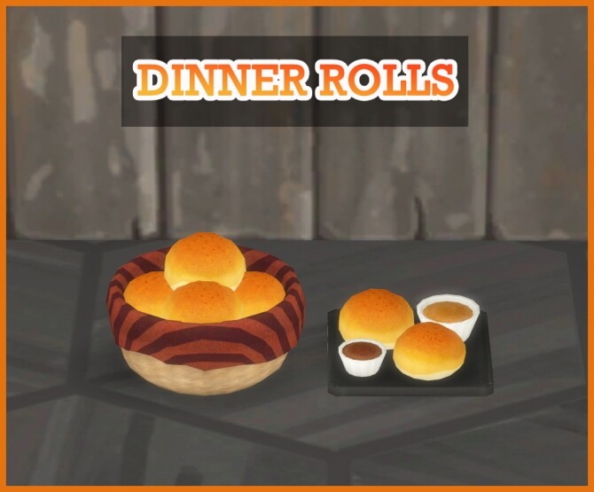 Sims 4 DINNER ROLLS at Icemunmun