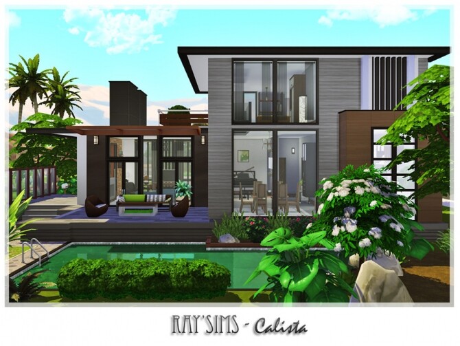Sims 4 Calista home by Ray Sims at TSR