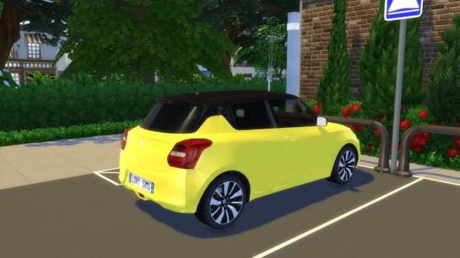 Sims 4 Suzuki Swift at LorySims