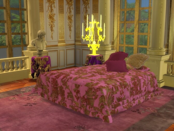 Sims 4 Bedroom Royale & Roman Collection at Anna Quinn Stories