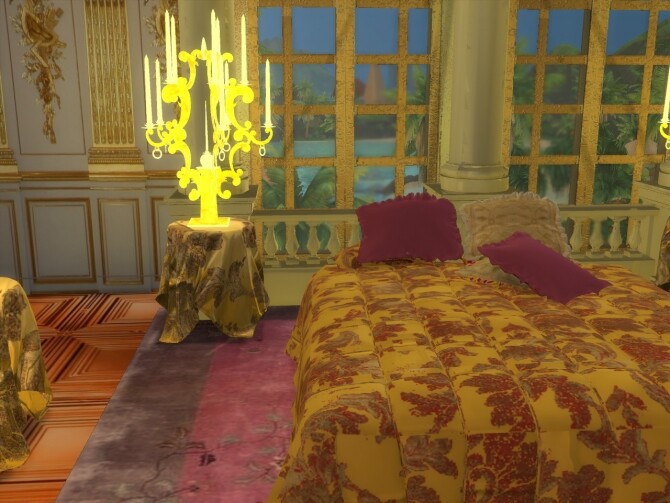 Sims 4 Bedroom Royale & Roman Collection at Anna Quinn Stories