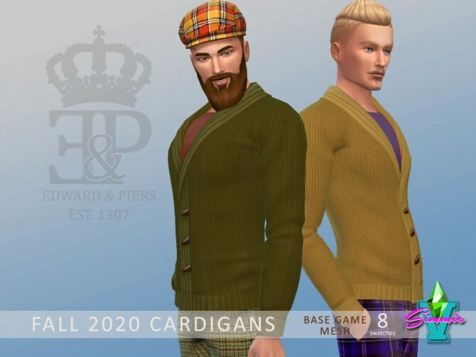 Sims 4 Fall 2020 Cardigan by SimmieV at TSR