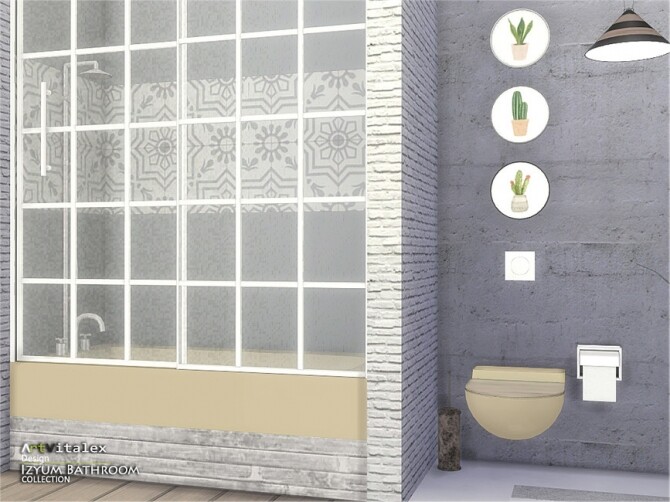 Sims 4 Izyum Bathroom by ArtVitalex at TSR