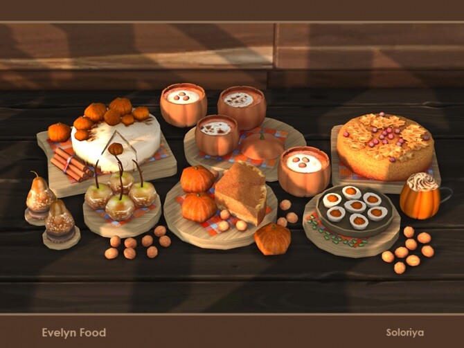 Sims 4 Evelyn Food by soloriya at TSR