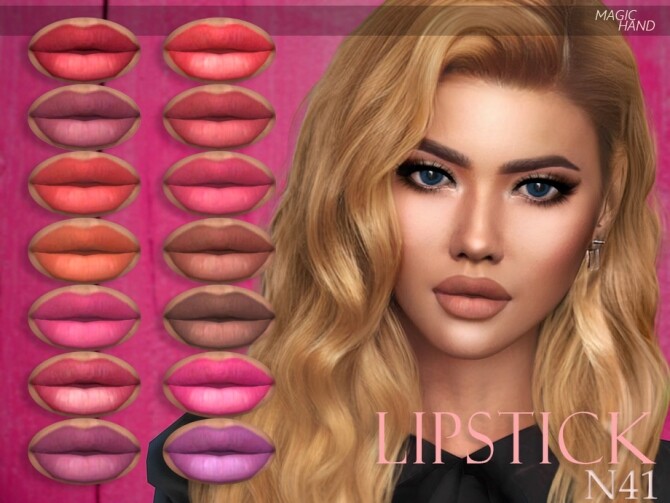 Sims 4 Lipstick N41 by MagicHand at TSR