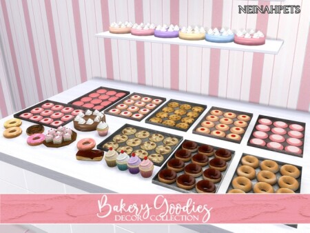 Bakery Goodies Decor Collection by neinahpets at TSR