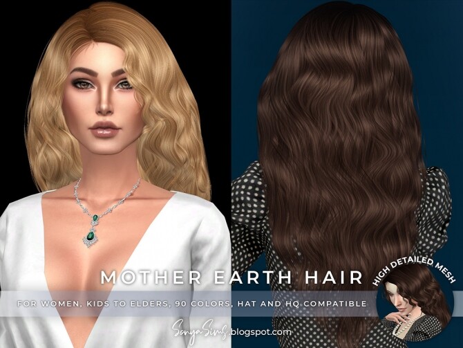 Sims 4 Stardust & Mother Earth Hairs at Sonya Sims