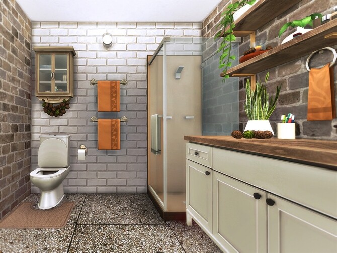 Sims 4 Autumn Grace Bathroom by Rirann at TSR
