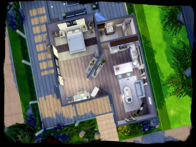 Sims 4 Gale House by GenkaiHaretsu at TSR