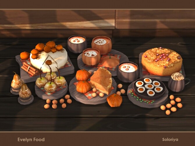 Sims 4 Evelyn Food by soloriya at TSR
