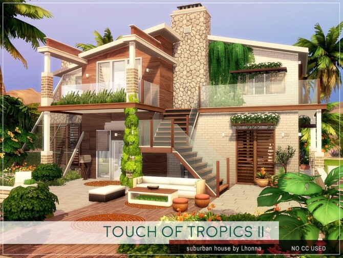 Sims 4 Touch of Tropics II home by Lhonna at TSR
