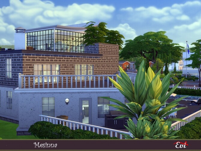 Sims 4 Mesinna house by evi at TSR