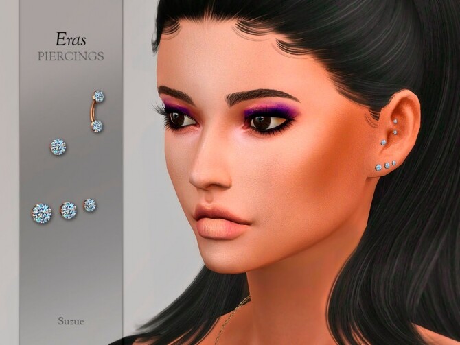 Sims 4 Eras Piercings by Suzue at TSR