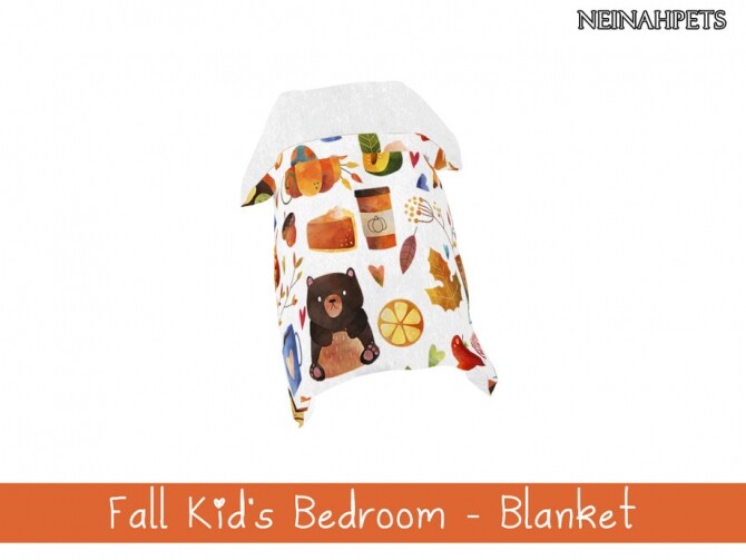 Sims 4 Fall Kids Bedroom by neinahpets at TSR