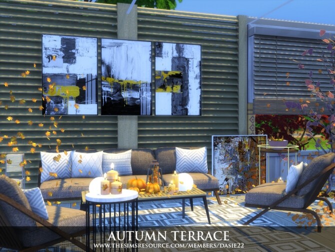 Sims 4 Autumn Terrace by dasie2 at TSR