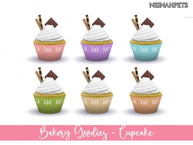 Sims 4 Bakery Goodies Decor Collection by neinahpets at TSR