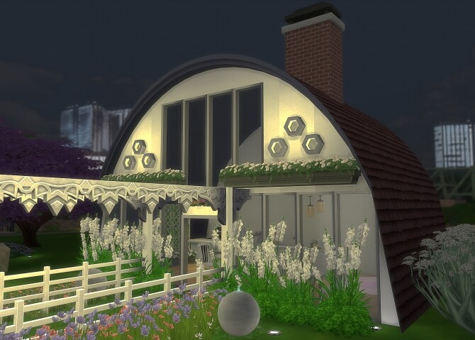 Sims 4 Smile Cafe Garden no cc at Nilyn Sims 4