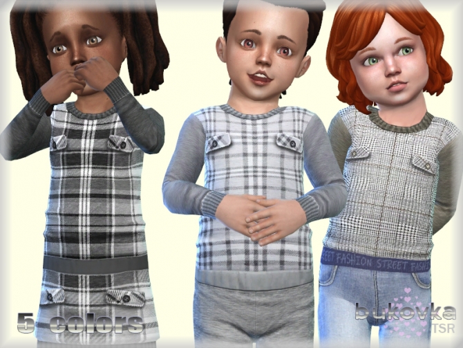 Sweater Shirt toddler by bukovka at TSR » Sims 4 Updates
