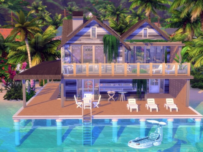 Sims 4 Oyster Cove House by LJaneP6 at TSR
