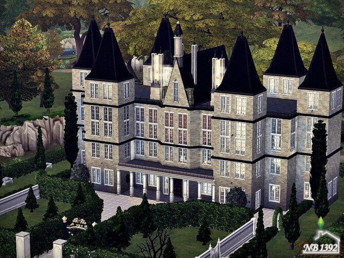 Sims 4 Malfoys Manor by nobody1392 at TSR