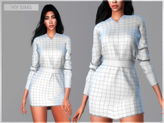 Sims 4 Dress 30.11 VI by Viy Sims at TSR