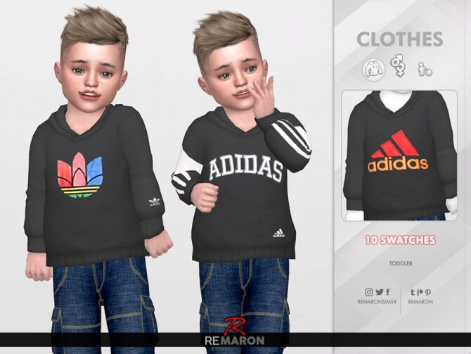 Sims 4 Hoodie for Toddler 01 by remaron at TSR