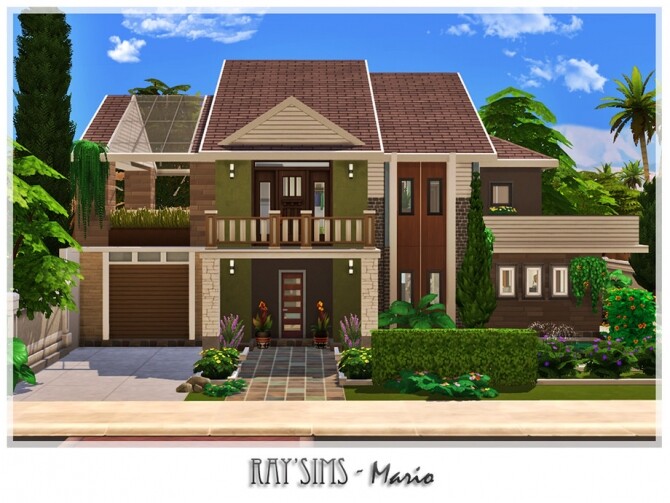 Sims 4 Mario house by Ray Sims at TSR