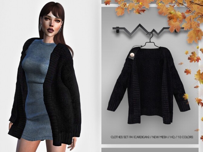 Sims 4 Clothes SET 94 CARDIGAN BD355 by busra tr at TSR