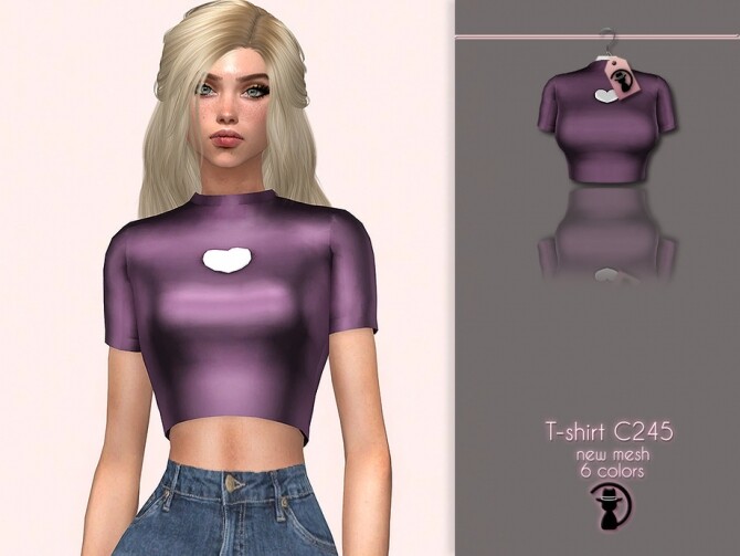 Sims 4 T shirt C245 by turksimmer at TSR