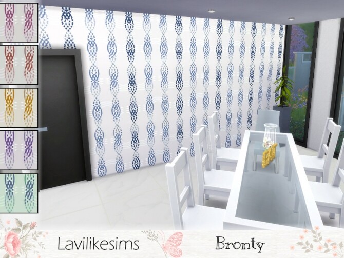 Sims 4 Bronty wallpaper by lavilikesims at TSR